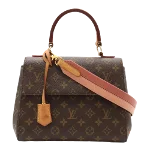 Brown Canvas Louis Vuitton Cluny