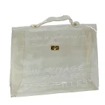 White Vinyl Hermès Handbag