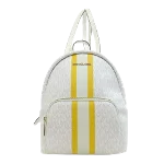 White Canvas Michael Kors Backpack