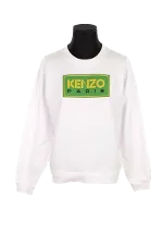 White Cotton Kenzo Sweatshirt