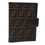 Brown Canvas Fendi Agendas