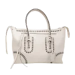 White Leather Alexander McQueen Tote