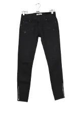 Black Fabric Balmain Jeans