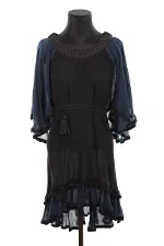 Black Cotton Mes Demoiselles Dress