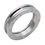 Silver White Gold Bvlgari Ring