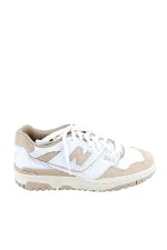 Beige Leather New Balance Sneakers