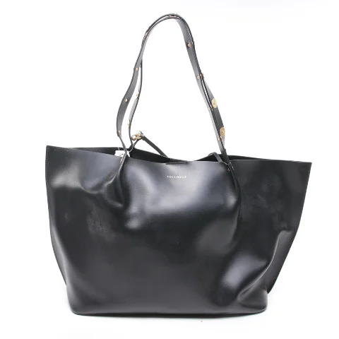 Black Leather Coccinelle Shoulder Bag