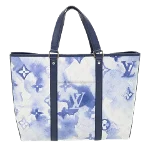 Blue Canvas Louis Vuitton Weekend Bag