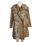 Brown Fabric Moschino Coat