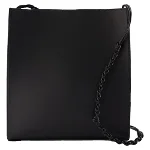 Black Leather Jil Sander Crossbody Bag