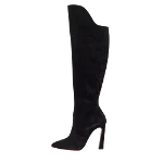 Black Suede Christian Louboutin Boots