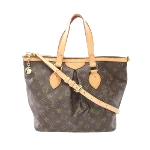 Brown Leather Louis Vuitton Palermo