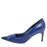 Blue Leather Sergio Rossi Heels