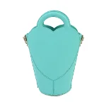 Blue Leather Tiffany & Co. Shoulder Bag