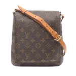 Brown Canvas Louis Vuitton Musette Salsa