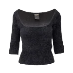 Black Wool Roberto Cavalli Top