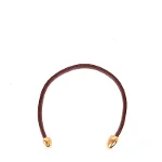 Brown Leather Bottega Veneta Necklace