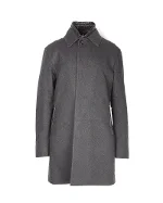 Grey Polyester Ermenegildo Zegna Coat