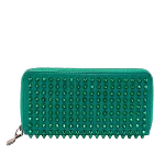 Green Leather Christian Louboutin Wallet