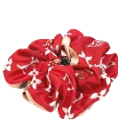 Red Fabric Louis Vuitton Hair Accessory