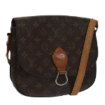 Brown Canvas Louis Vuitton Saint Cloud