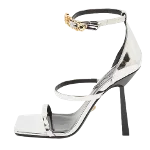 Silver Leather Versace Sandal