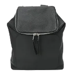 Black Leather Loewe Backpack