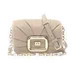 Beige Leather Roger Vivier Shoulder Bag