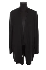 Black Fabric Chloé Cardigan