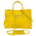 Yellow Leather Balenciaga Crossbody Bag