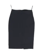 Black Cotton Givenchy Skirt