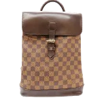 Brown Canvas Louis Vuitton Soho Backpack