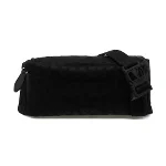 Black Fabric Valentino Belt Bag
