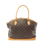 Brown Canvas Louis Vuitton Lockit