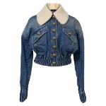 Blue Cotton Balmain Jacket