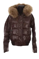 Brown Polyester Moncler Coat