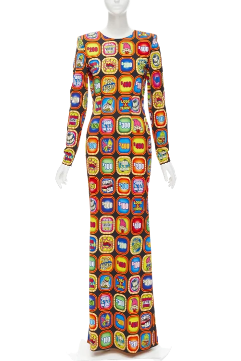 Multicolor Viscose Moschino Dress
