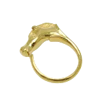 Gold Metal Hermès Ring