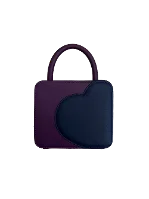 Purple Leather Chopard Handbag