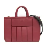 Red Leather Dunhill Shoulder Bag