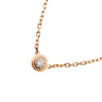 Pink Rose Gold Cartier Necklace