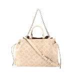 Beige Leather Louis Vuitton Mahina