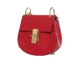 Red Leather Chloé Crossbody Bag