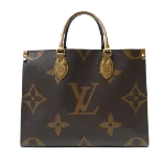 Brown Canvas Louis Vuitton Onthego