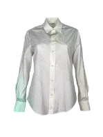 White Cotton Celine Shirt