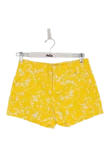 Yellow Cotton Calvin Klein Shorts