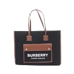 Black Canvas Burberry Tote