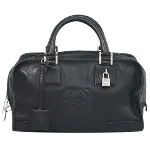 Black Leather Loewe Amazona