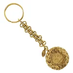 Gold Metal Chanel Key Chain