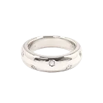 Silver Metal Mikimoto Ring